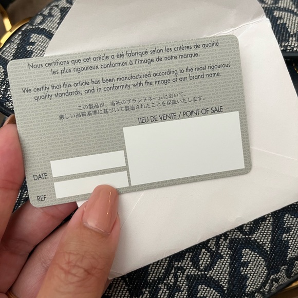 AUTHENTIC CHRISTIAN DIOR SADDLE BAG - Picture 9 of 14